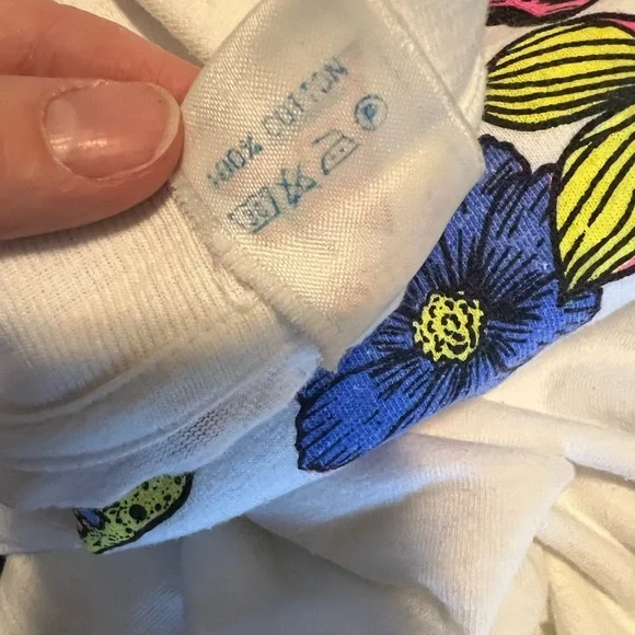 Vintage oversized graphic t shirt single stitch floral Hawaii - Picture 9 of 12